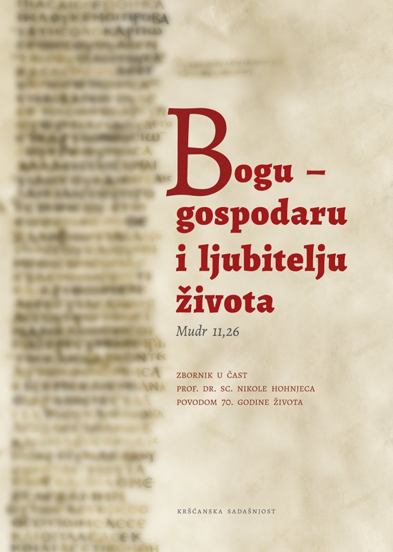 Bogu - gospodaru i ljubitelju života (Mudr 11