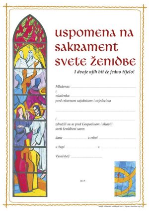 Uspomena na sakramenat svete ženidbe